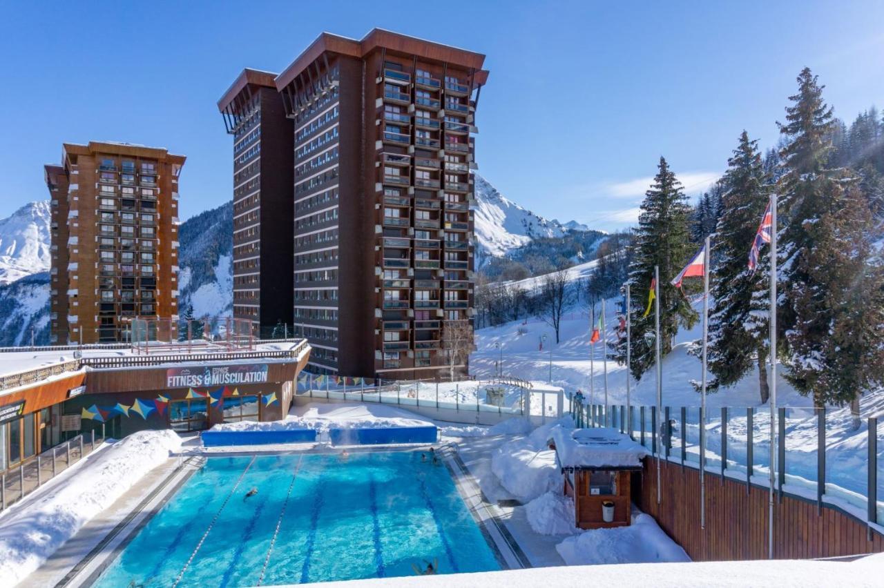 Appartement Avec Balcon Au Pied Des Pistes De Ski Villarembert Eksteriør bilde
